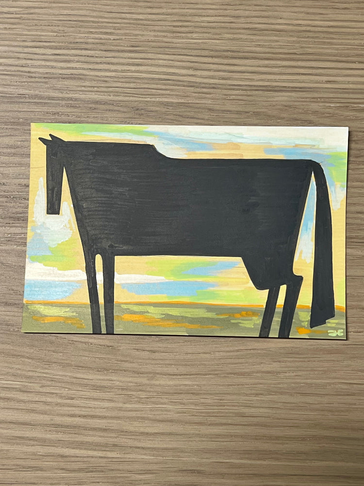 Ahmed Gamal Traditional Art piece #178 - The 4"x 6"- Chinese Zodiac Show