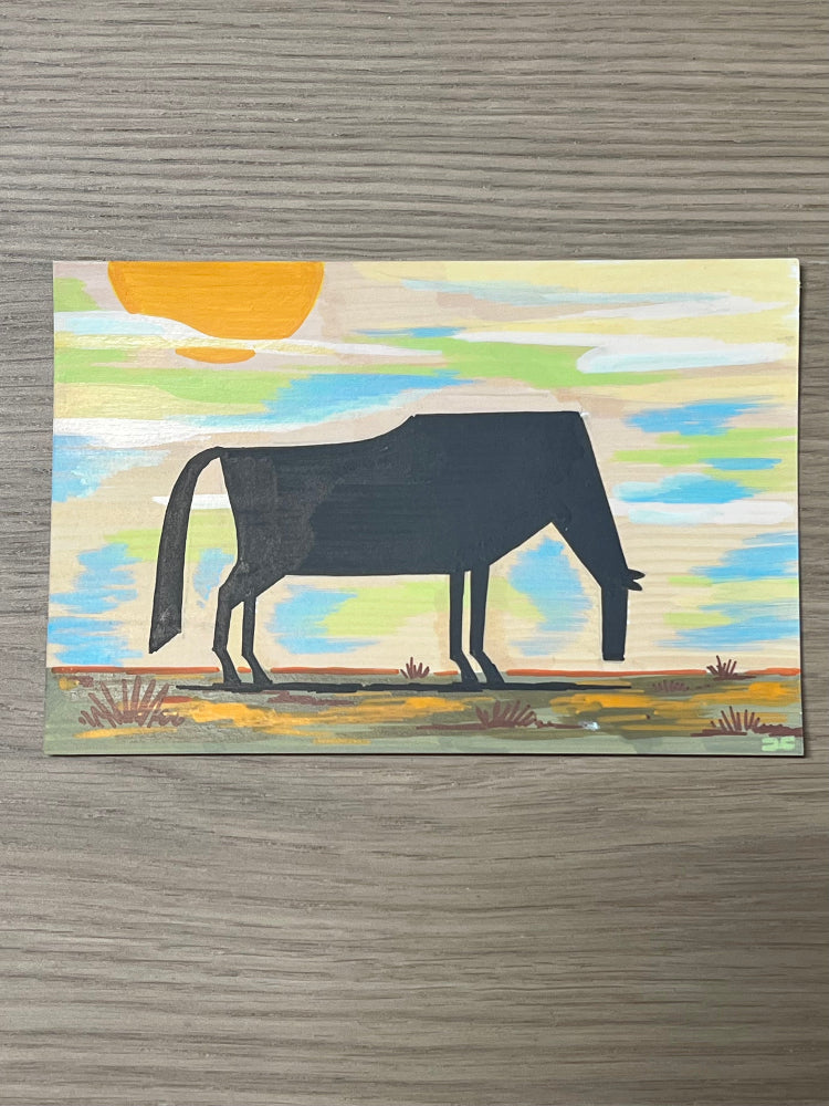 Ahmed Gamal Traditional Art piece #174 - The 4"x 6"- Chinese Zodiac Show