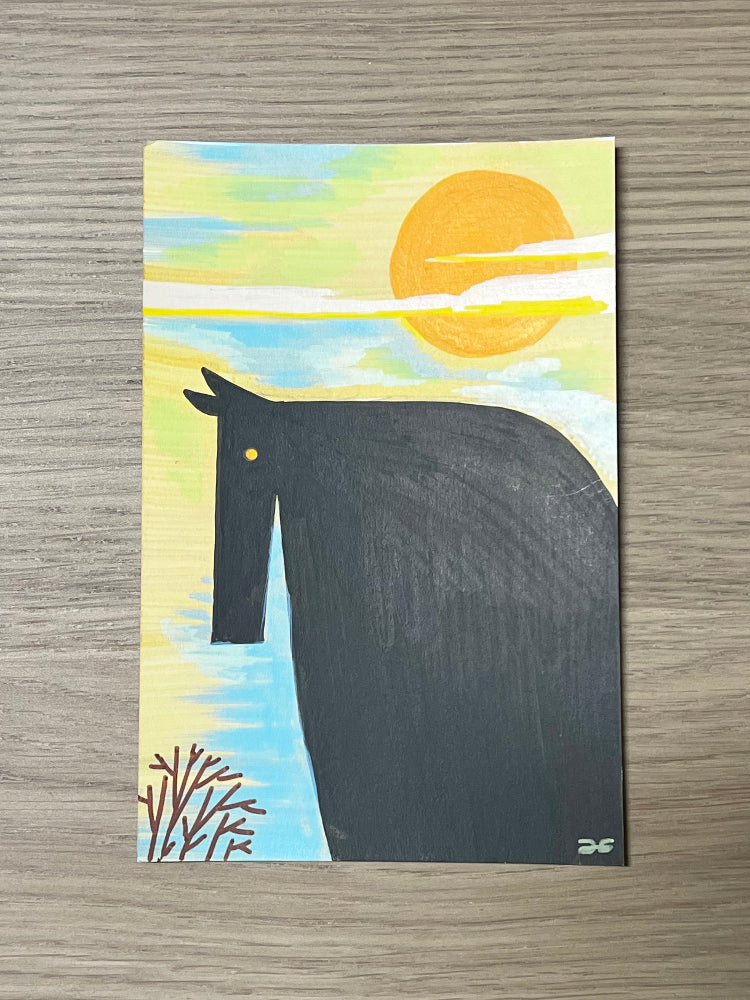 Ahmed Gamal Traditional Art piece #175 - The 4"x 6"- Chinese Zodiac Show