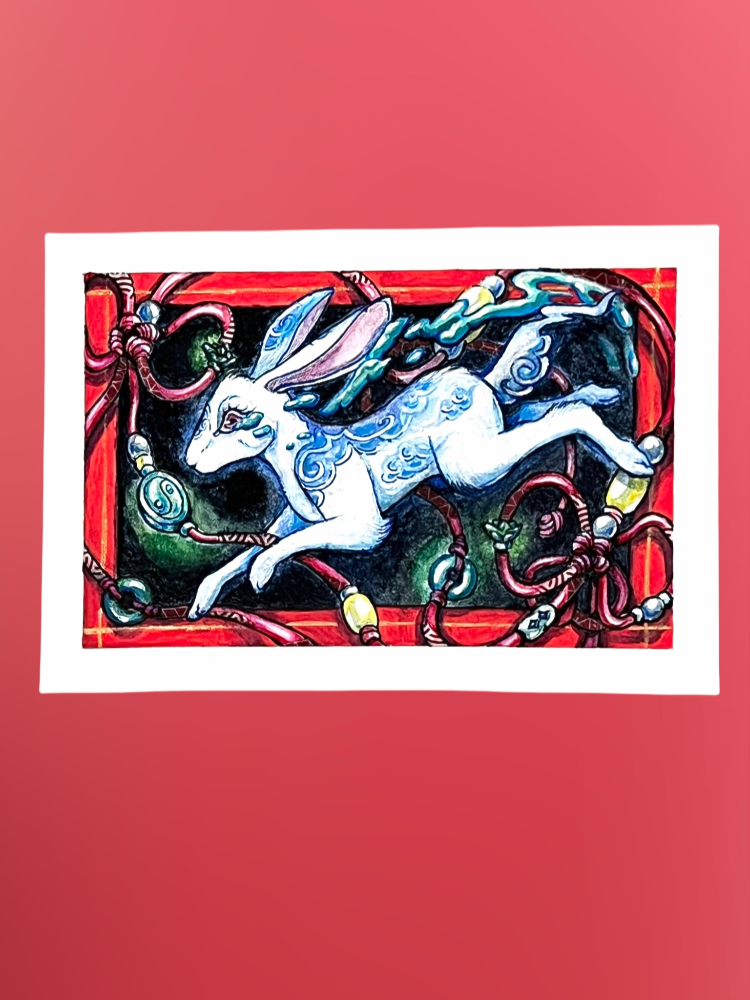 Sabrina Fasanella Traditional Art piece #194 - The 4"x 6"- Chinese Zodiac Show
