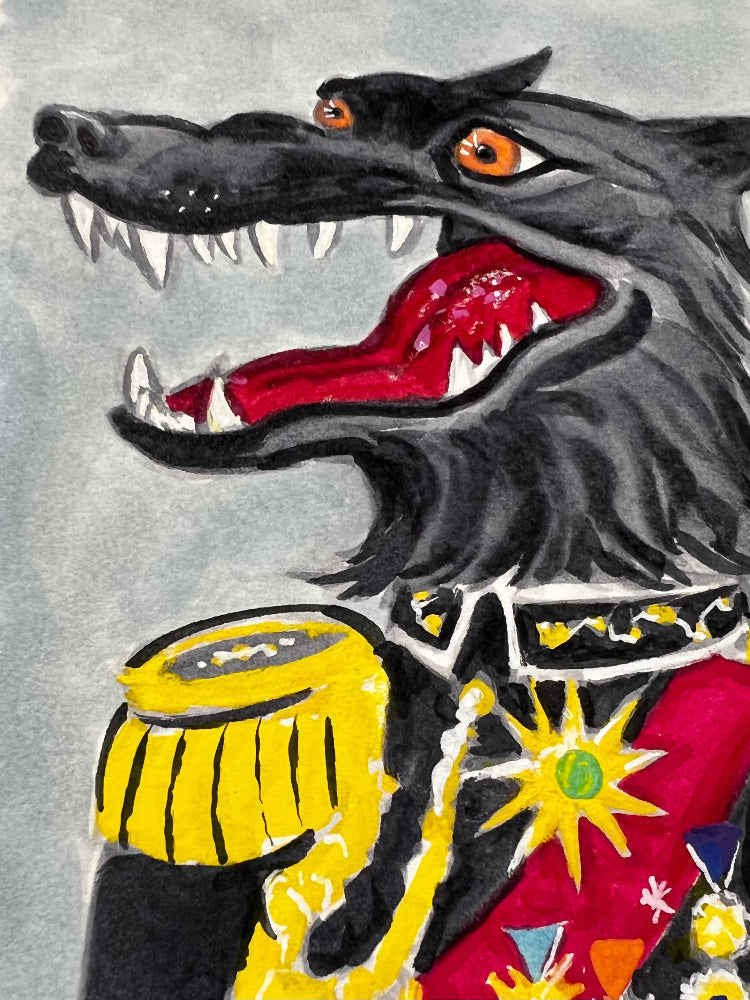 Carey Yost Traditional Art piece #206 - The 4"x 6"- Chinese Zodiac Show