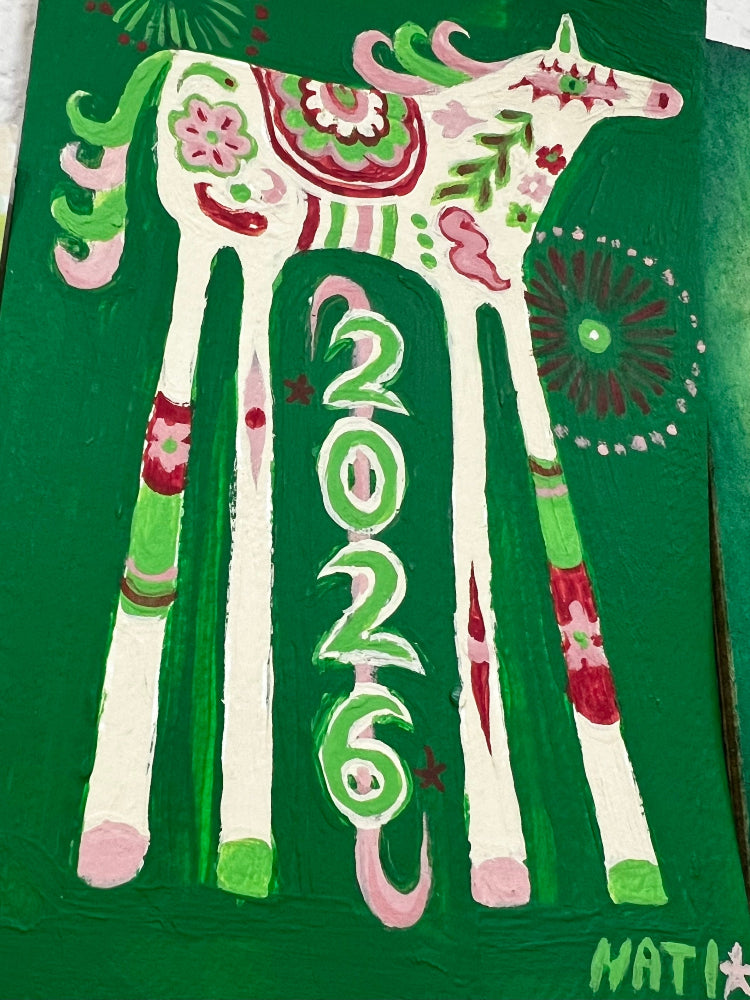 Natalia Gaydos Traditional Art piece #179 - The 4"x 6"- Chinese Zodiac Show