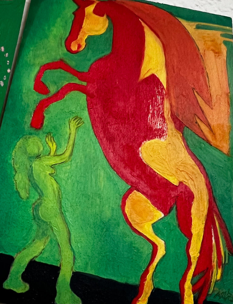 Mars Jack Traditional Art piece #180 - The 4"x 6"- Chinese Zodiac Show