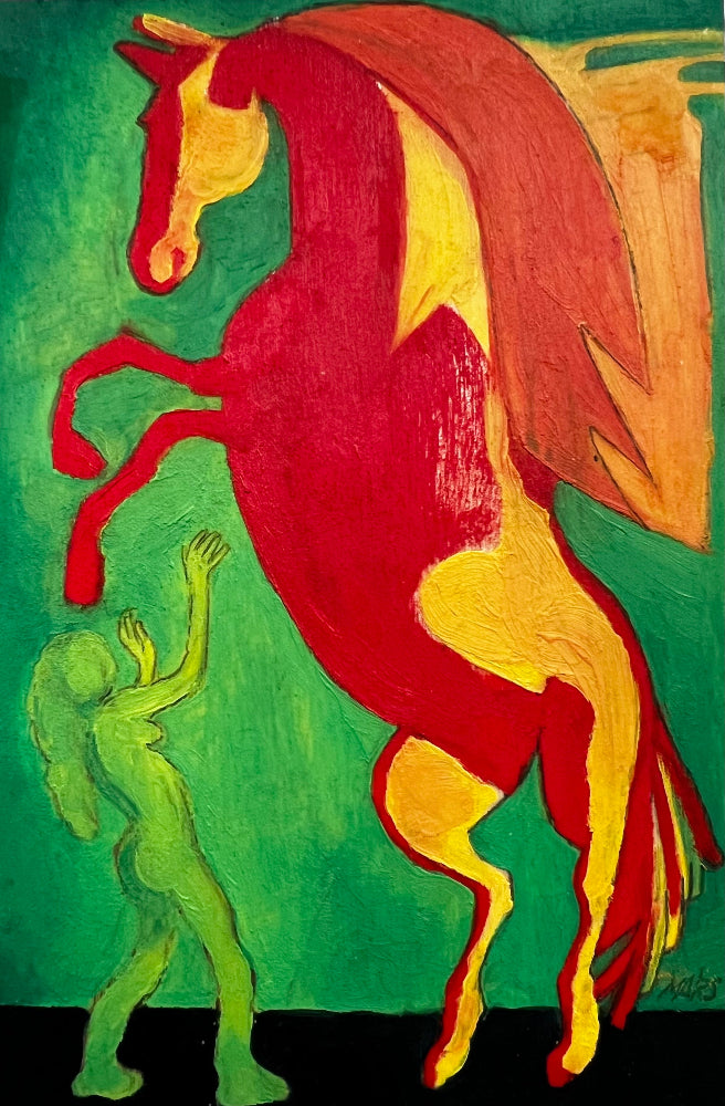 Mars Jack Traditional Art piece #180 - The 4"x 6"- Chinese Zodiac Show