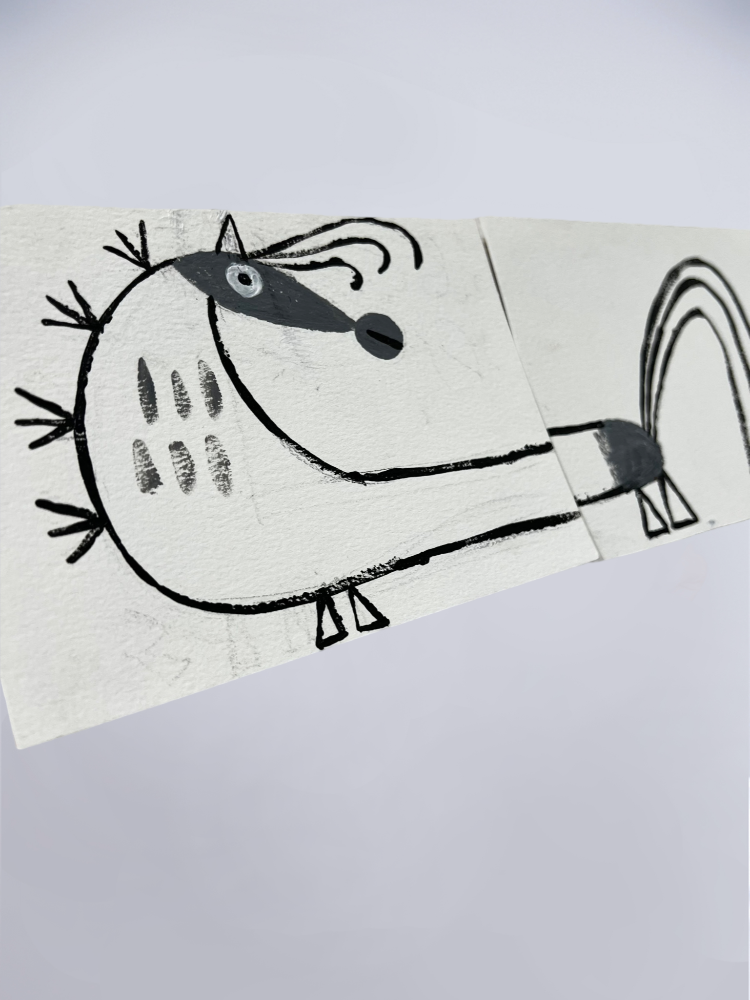 Pakoto Martinez Traditional Art piece #113 -  The 4"x 6"- Chinese Zodiac Show
