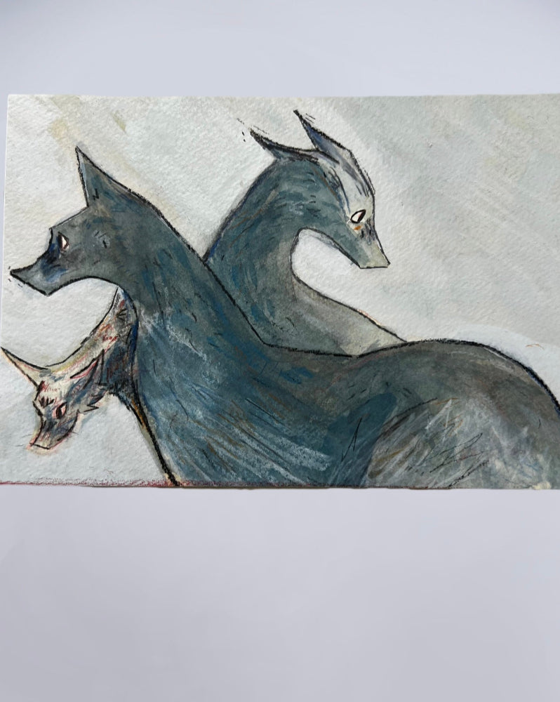 Marcos Elizalde Traditional Art piece #142 -  The 4"x 6"- Chinese Zodiac Show