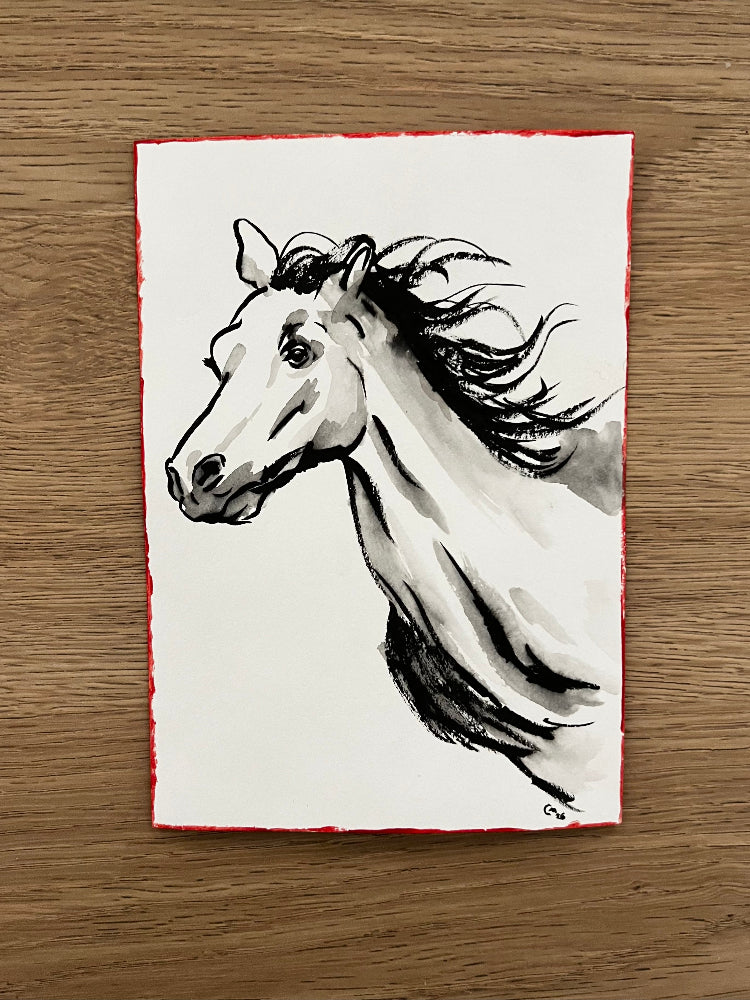 Chris Marino Traditional Art piece #133 -  The 4"x 6"- Chinese Zodiac Show