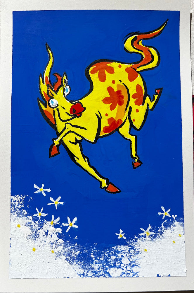 David Gerhard Traditional Art piece #193 - The 4"x 6"- Chinese Zodiac Show