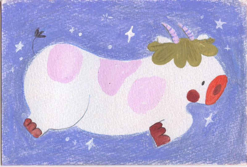 Katie Mai Traditional Art piece #85 -  The 4"x 6"- Chinese Zodiac Show