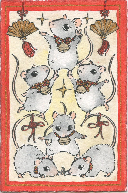Kelly Yamagishi Traditional Art piece #186 - The 4"x 6"- Chinese Zodiac Show