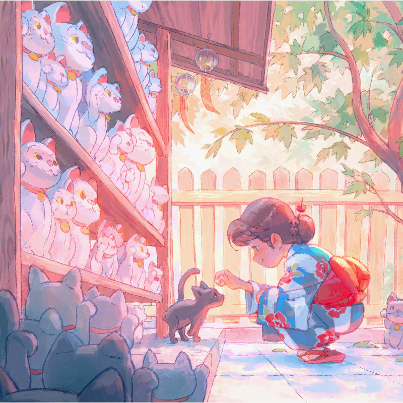 Megan Sayuri Uchida - Vivia Neko- Art Print- Fundraiser