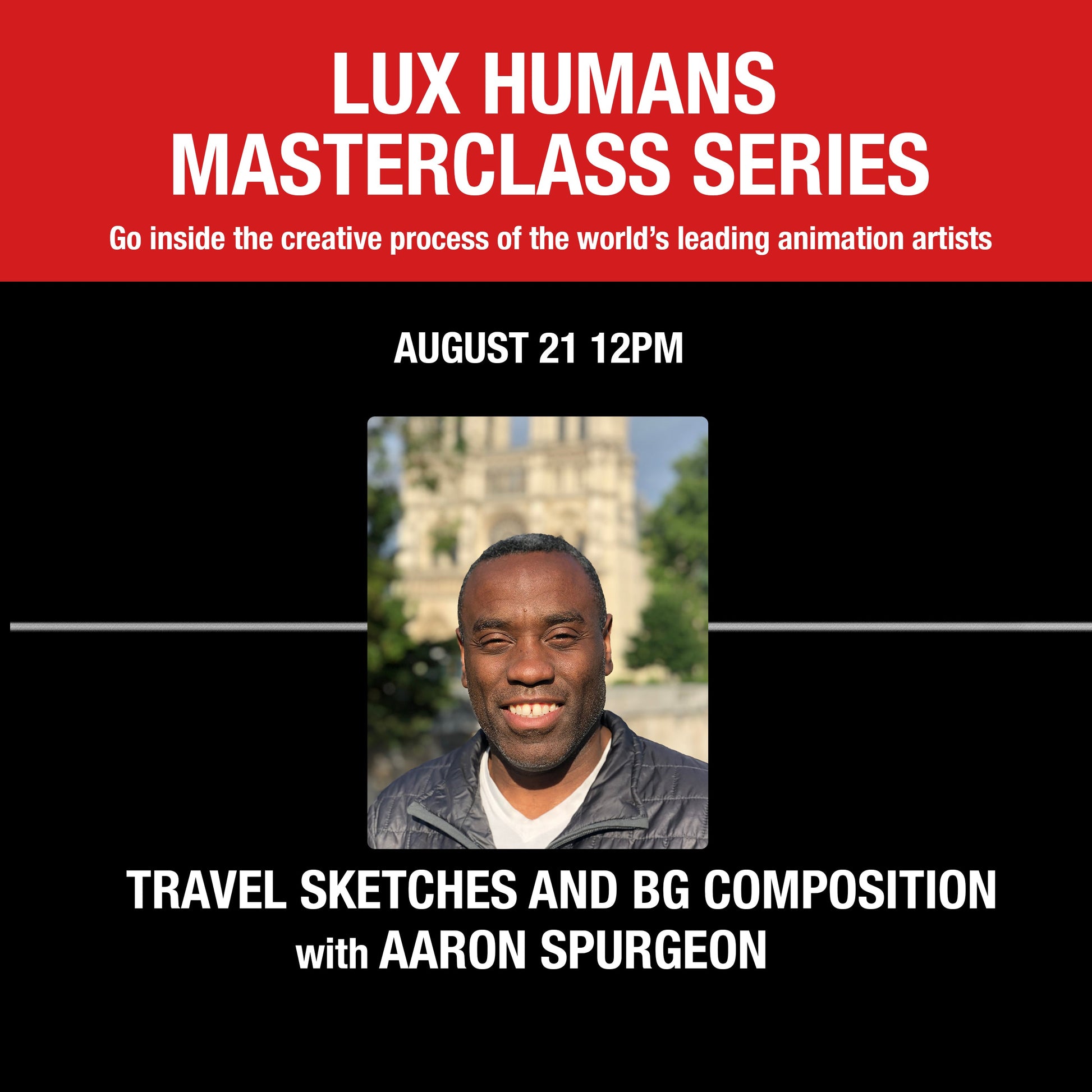 Master Session 7 : TRAVEL SKETCHES AND BG COMPOSITION with Aaron Spurgeon
