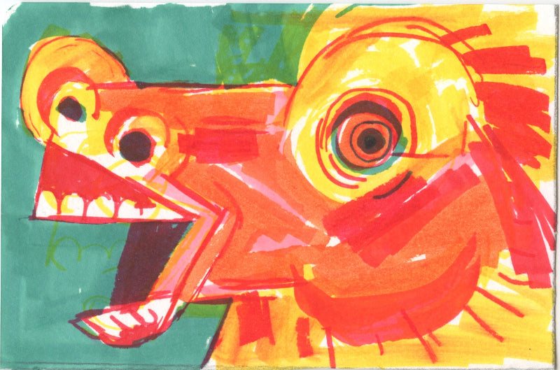 Michelle Kuo Traditional Art piece #29 -  The 4"x 6"- Chinese Zodiac Show