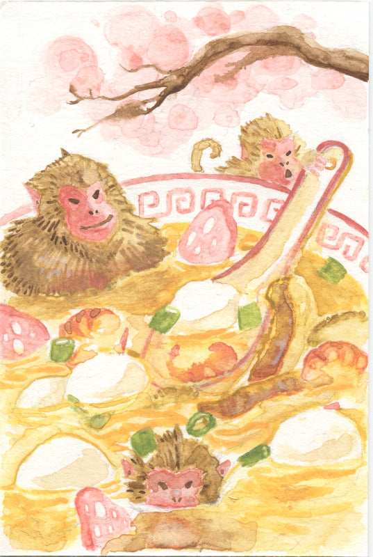 Michelle Chan Traditional Art piece #163 -  The 4"x 6"- Chinese Zodiac Show