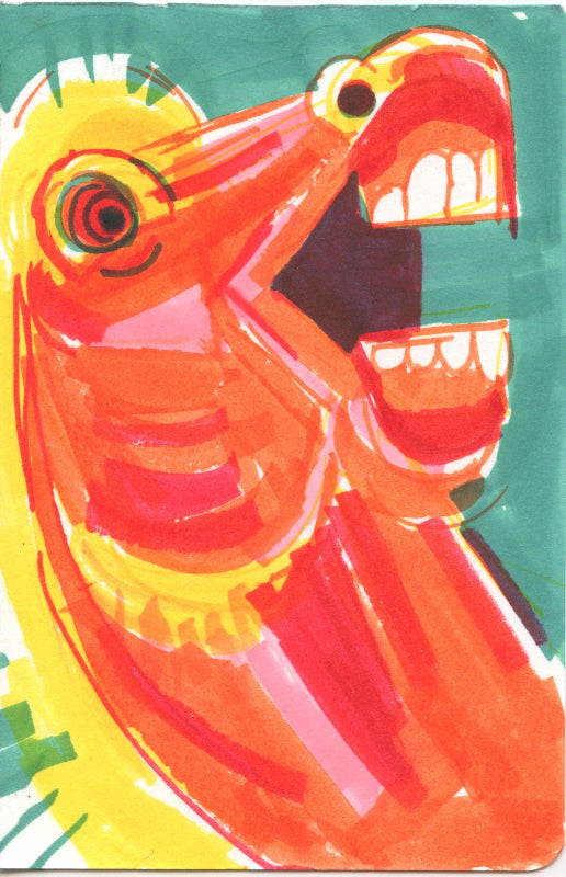 Michelle Kuo Traditional Art piece #30 -  The 4"x 6"- Chinese Zodiac Show
