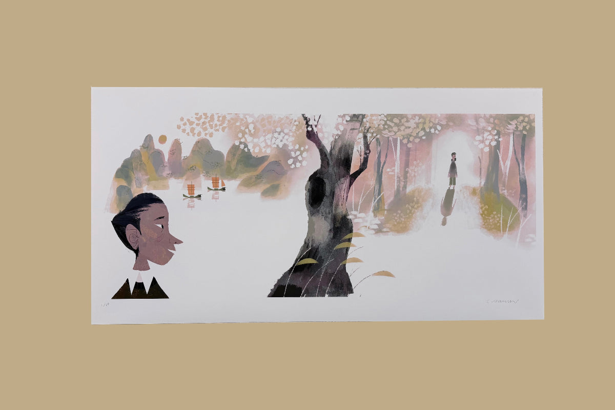 Chris Sasaki - Paper Son 2 - Art Print - Chris Sasaki Exhibition