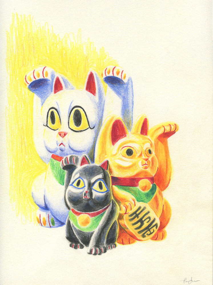 Tim Snyder - I Hope You Get Fucking Rich - Art Print - Maneki Neko Exhibition