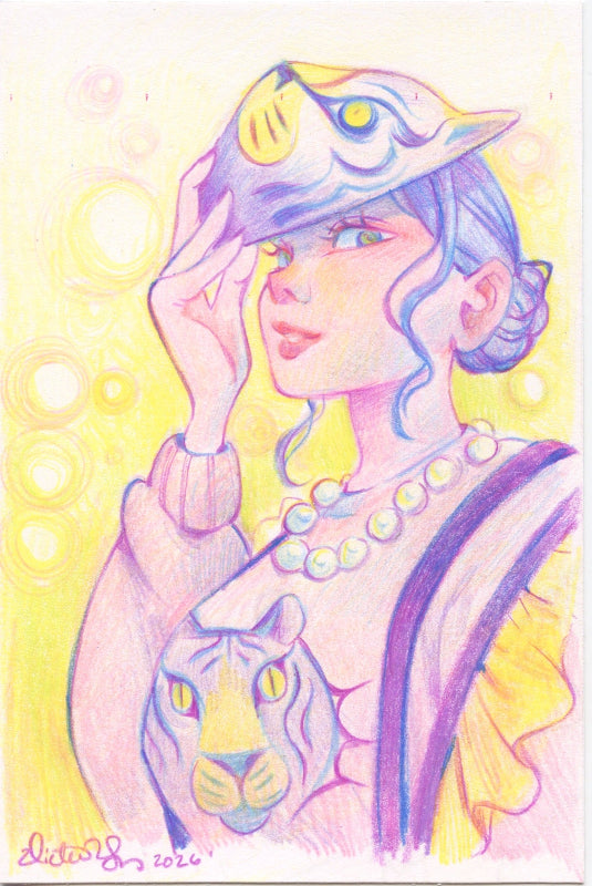 Victoria Ying Traditional Art piece #158 -  The 4"x 6"- Chinese Zodiac Show
