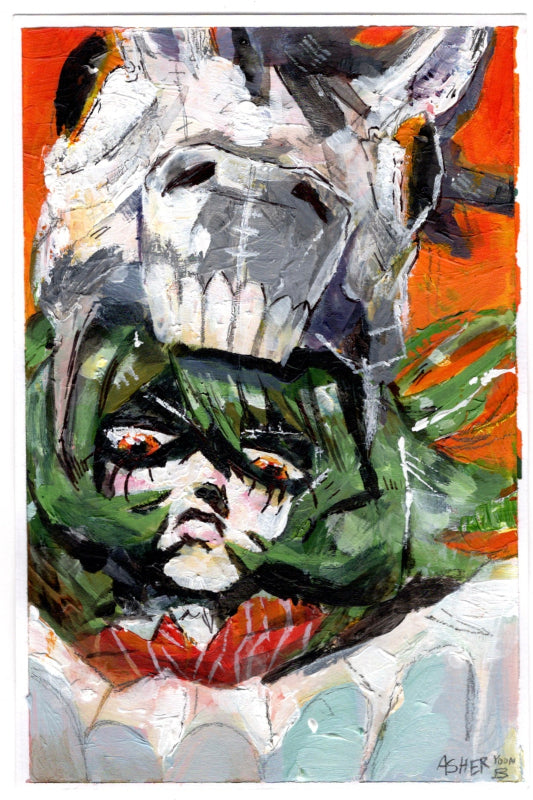 Asher Borison Traditional Art piece #13 -  The 4"x 6"- Chinese Zodiac Show