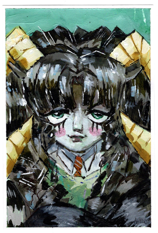 Asher Borison Traditional Art piece #14 -  The 4"x 6"- Chinese Zodiac Show