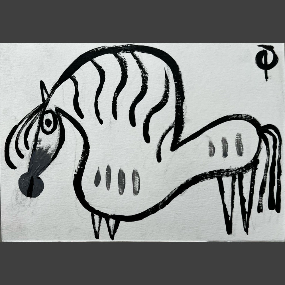 Pakoto Martinez Traditional Art piece #112 -  The 4"x 6"- Chinese Zodiac Show