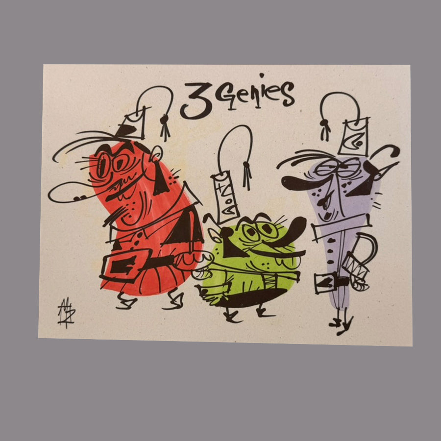 Marc Perry - Original Sketches #2 - Lux Humans Gallery Fundraiser