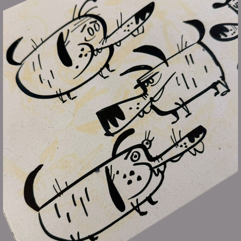 Marc Perry - Original Sketches #7 - Lux Humans Gallery Fundraiser