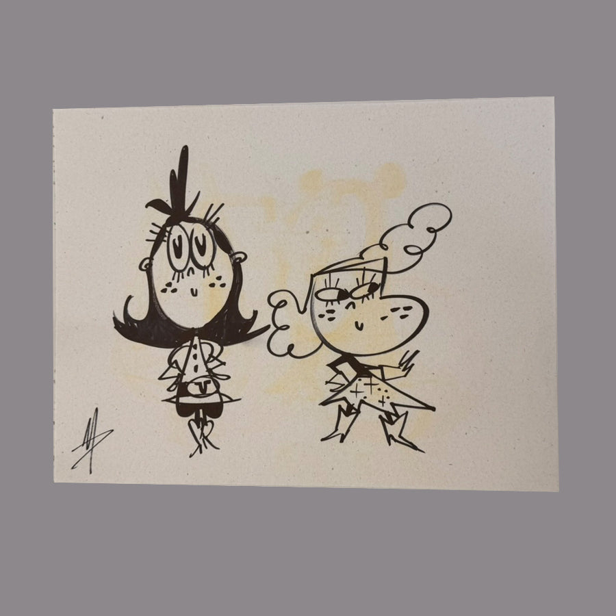 Marc Perry - Original Sketches #9 - Lux Humans Gallery Fundraiser
