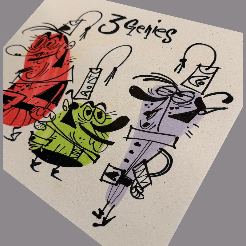 Marc Perry - Original Sketches #2 - Lux Humans Gallery Fundraiser