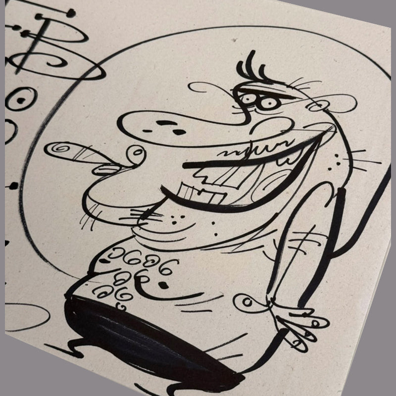 Marc Perry - Original Sketches #16 - Lux Humans Gallery Fundraiser