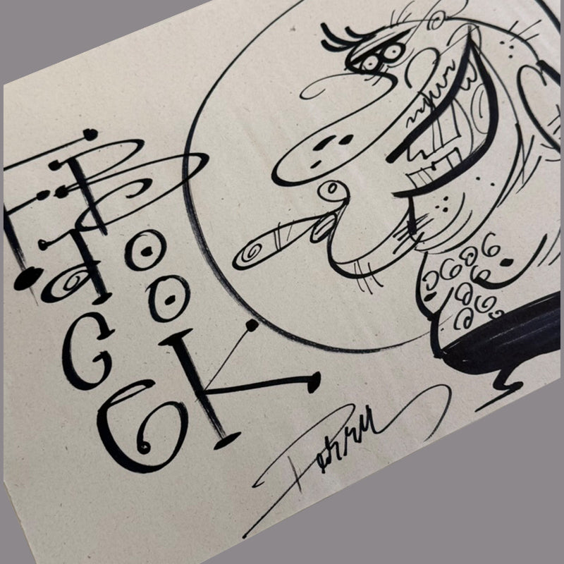 Marc Perry - Original Sketches #16 - Lux Humans Gallery Fundraiser
