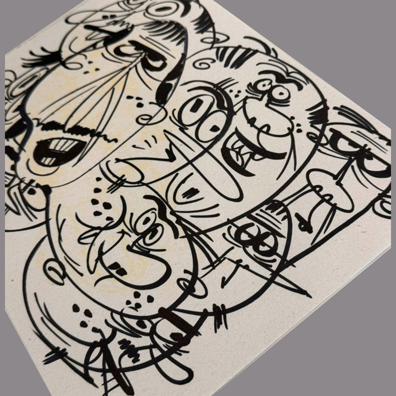 Marc Perry - Original Sketches #17 - Lux Humans Gallery Fundraiser