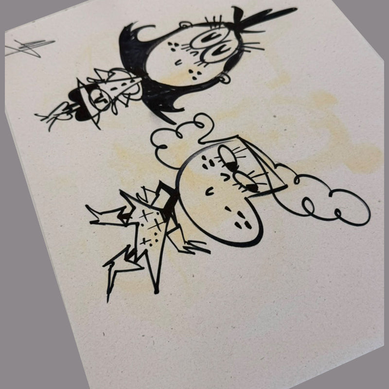 Marc Perry - Original Sketches #9 - Lux Humans Gallery Fundraiser