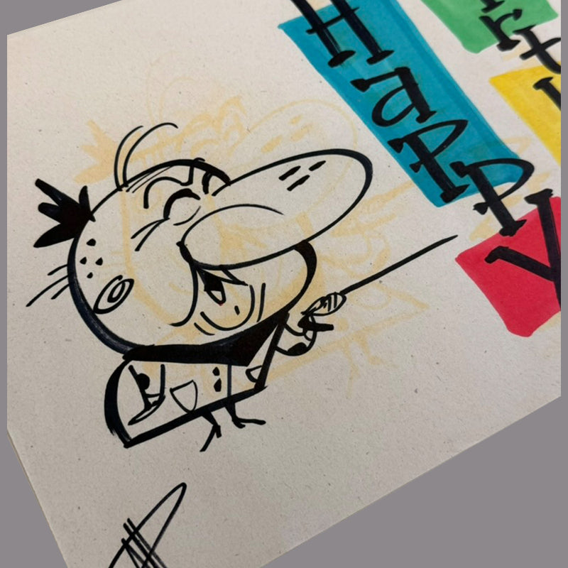 Marc Perry - Original Sketches #19 - Lux Humans Gallery Fundraiser