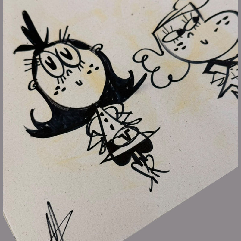 Marc Perry - Original Sketches #9 - Lux Humans Gallery Fundraiser