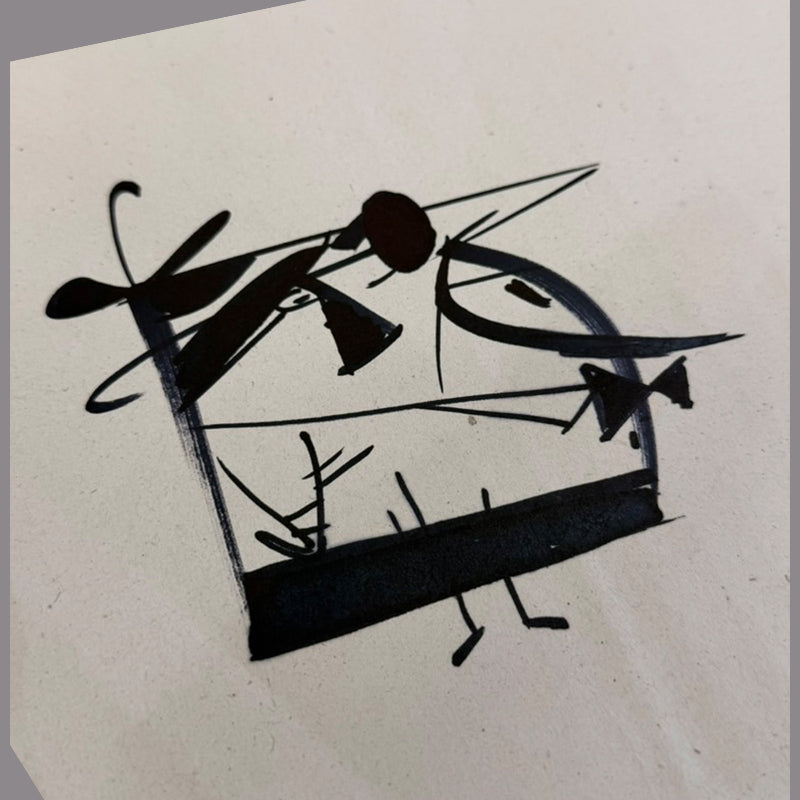 Marc Perry - Original Sketches #22 - Lux Humans Gallery Fundraiser