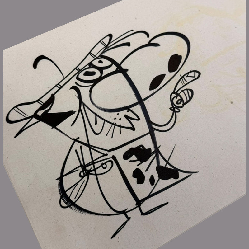 Marc Perry - Original Sketches #25 - Lux Humans Gallery Fundraiser