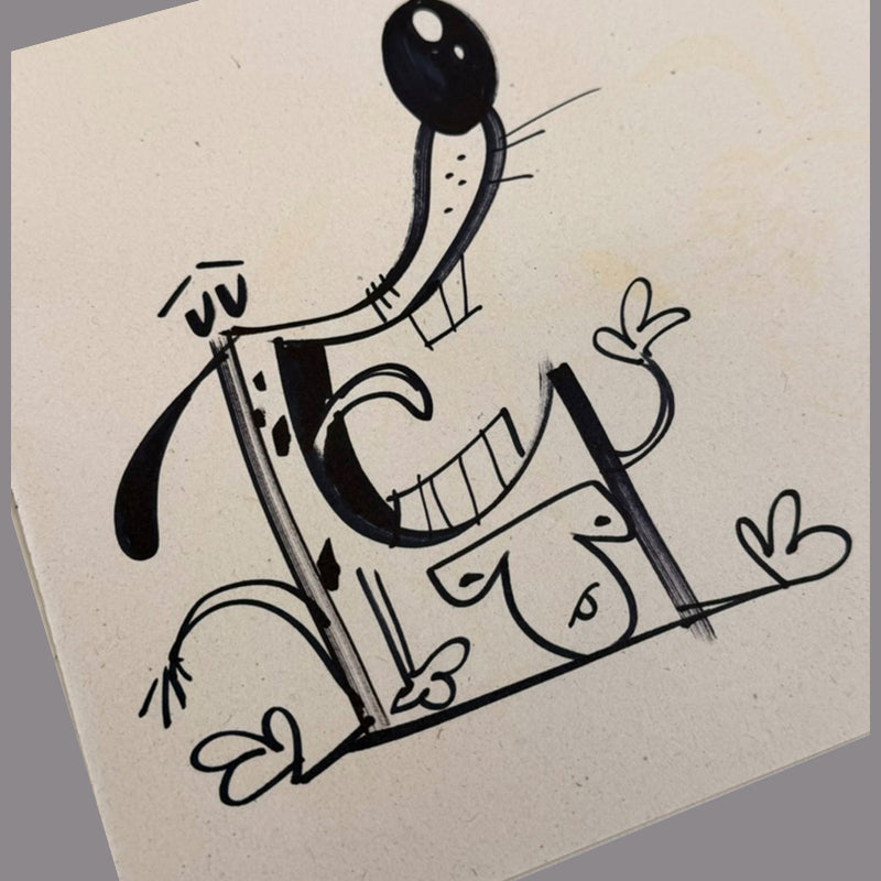 Marc Perry - Original Sketches #26 - Lux Humans Gallery Fundraiser