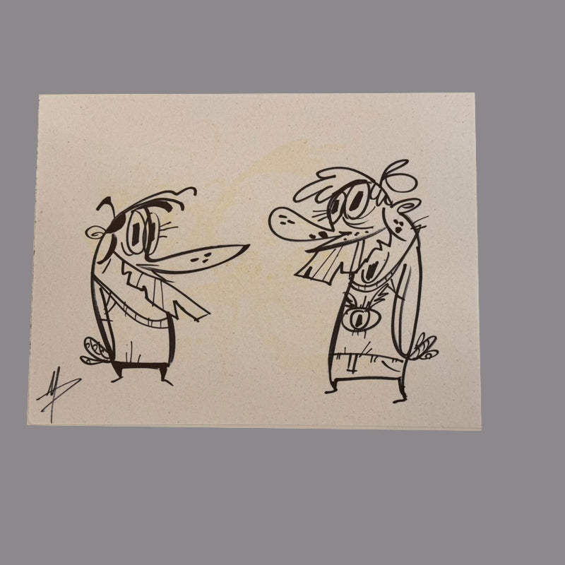 Marc Perry - Original Sketches #29 - Lux Humans Gallery Fundraiser