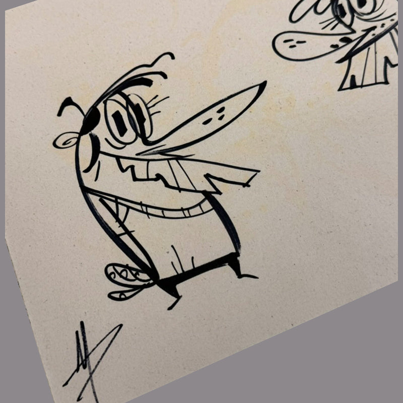 Marc Perry - Original Sketches #29 - Lux Humans Gallery Fundraiser