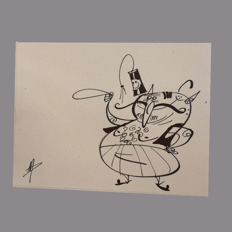 Marc Perry - Original Sketches #30 - Lux Humans Gallery Fundraiser