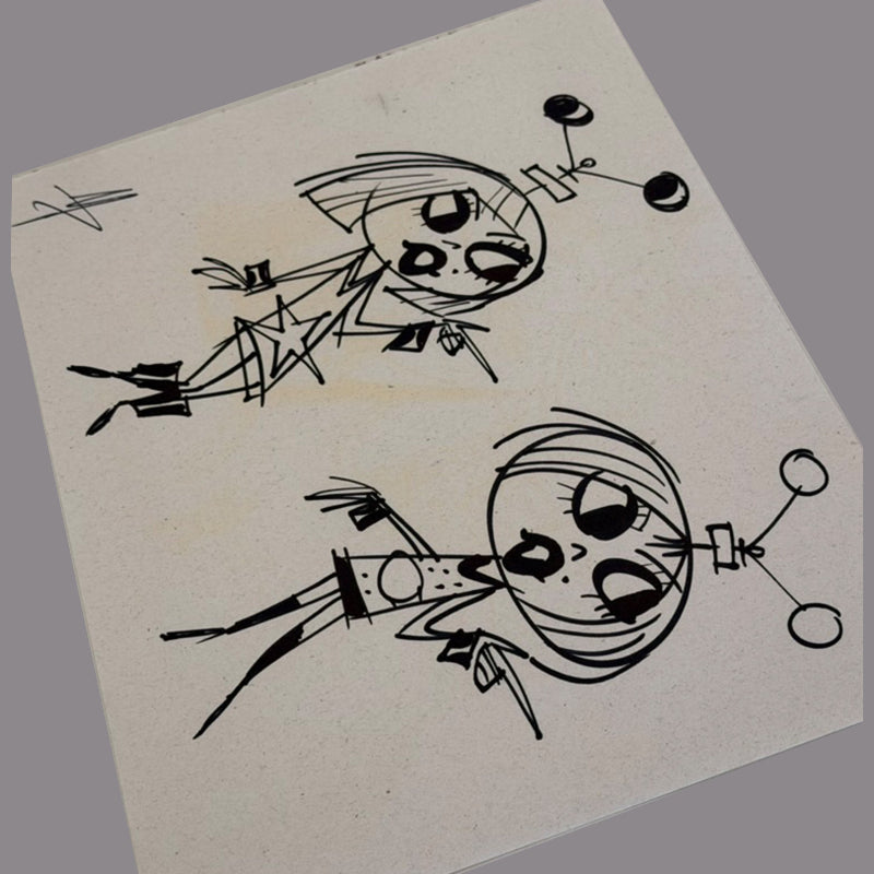 Marc Perry - Original Sketches #3 - Lux Humans Gallery Fundraiser