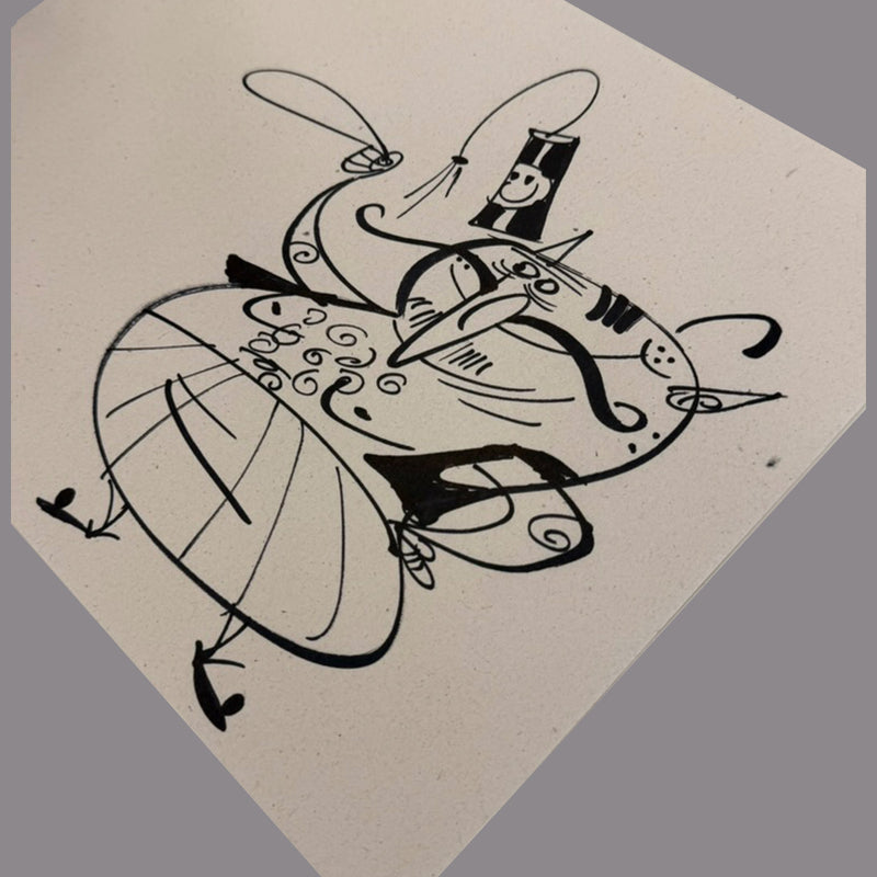 Marc Perry - Original Sketches #30 - Lux Humans Gallery Fundraiser