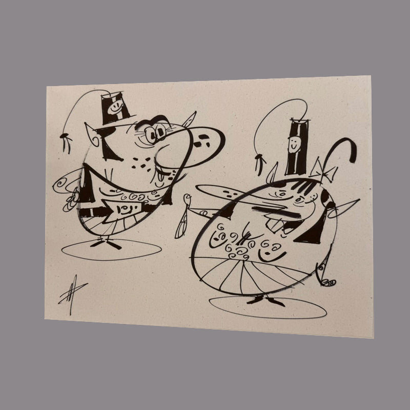 Marc Perry - Original Sketches #31 - Lux Humans Gallery Fundraiser