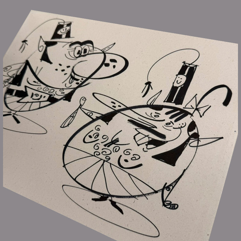 Marc Perry - Original Sketches #31 - Lux Humans Gallery Fundraiser