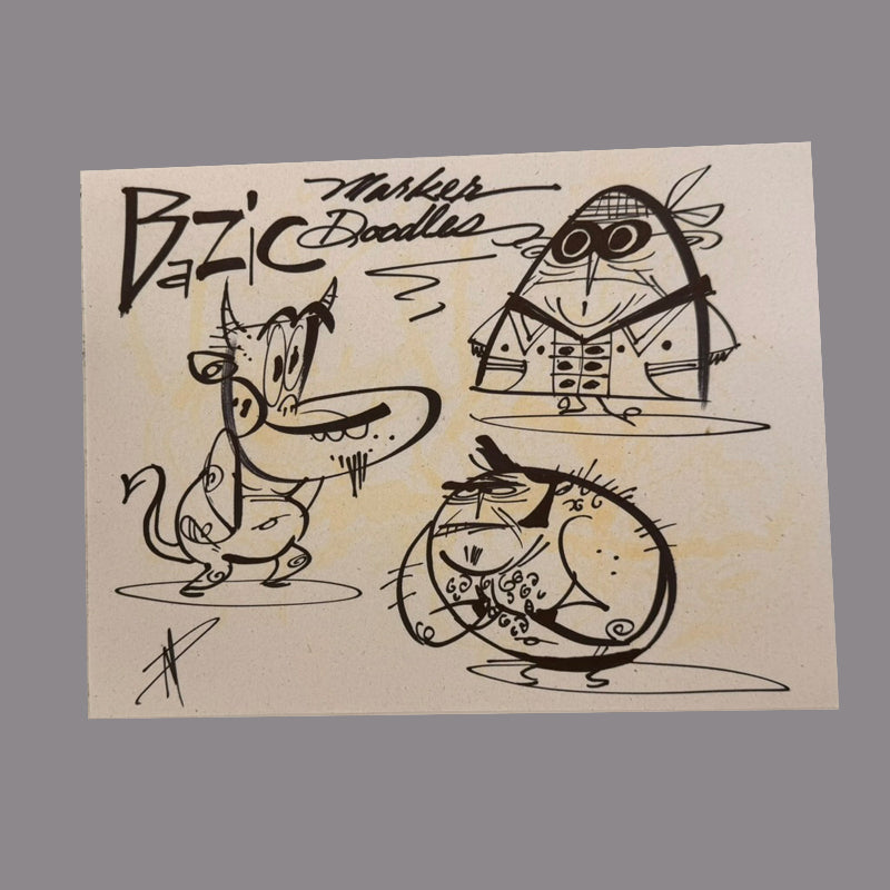 Marc Perry - Original Sketches #32 - Lux Humans Gallery Fundraiser