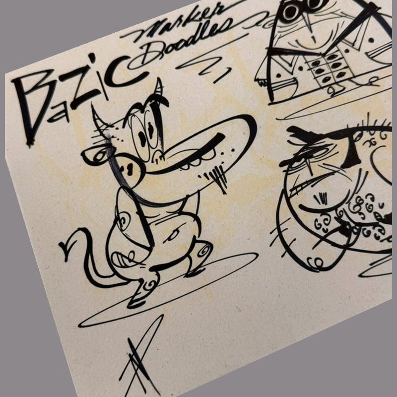 Marc Perry - Original Sketches #32 - Lux Humans Gallery Fundraiser