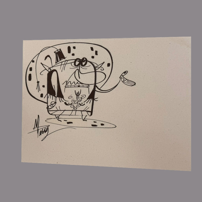 Marc Perry - Original Sketches #33 - Lux Humans Gallery Fundraiser