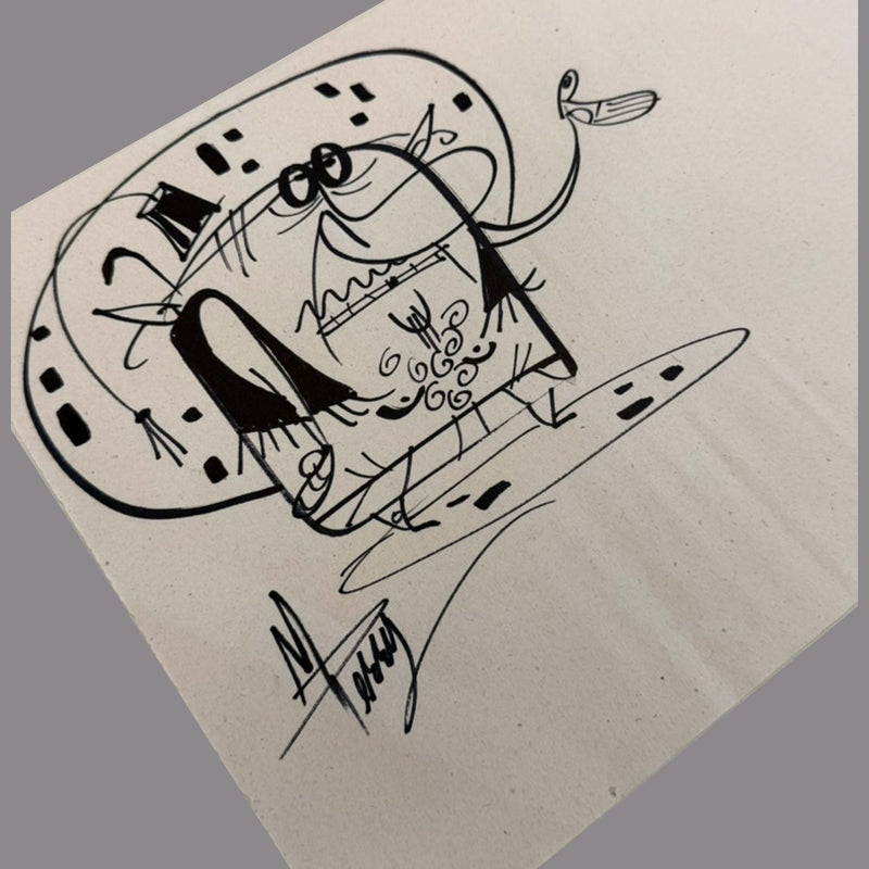 Marc Perry - Original Sketches #33 - Lux Humans Gallery Fundraiser