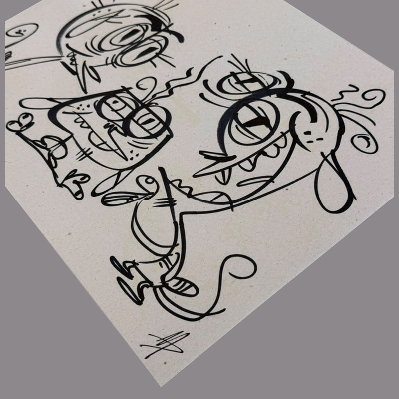 Marc Perry - Original Sketches #11 - Lux Humans Gallery Fundraiser